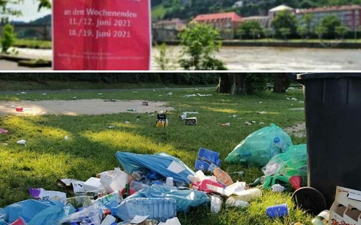 Maßnahmen gegen Müll Party und Lärm am Würzburger Main Maßnahmen gegen Müll Party und Lärm am Würzburger Main